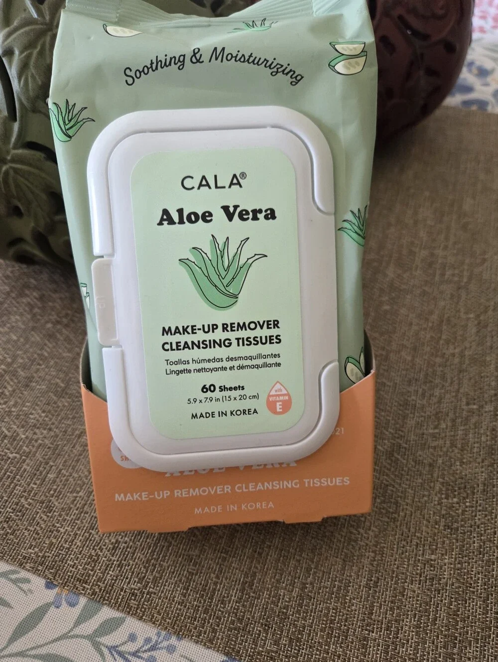 CALA Aloe Vera Make-Up Remover Cleansing Tissues